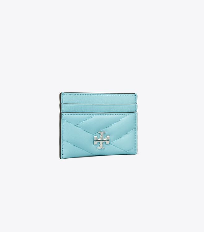 Porta Tarjetas Tory Burch Kira Chevron Mujer Azur | OUTLETS-35624899