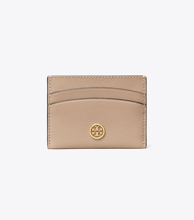 Porta Tarjetas Tory Burch Robinson Mujer Grises | OUTLETS-28751909