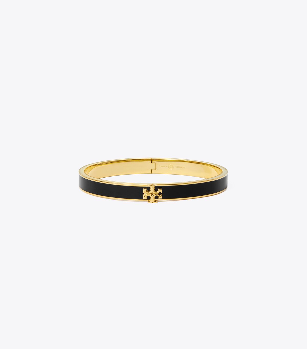 Pulsera Tory Burch Kira Enamel 7mm Mujer Dorados Negros | OUTLETS-37014689