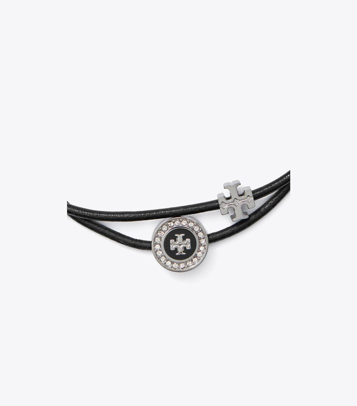 Pulsera Tory Burch Kira Enamel Pavé Slider Mujer Negros Multicolor | OUTLETS-10937689