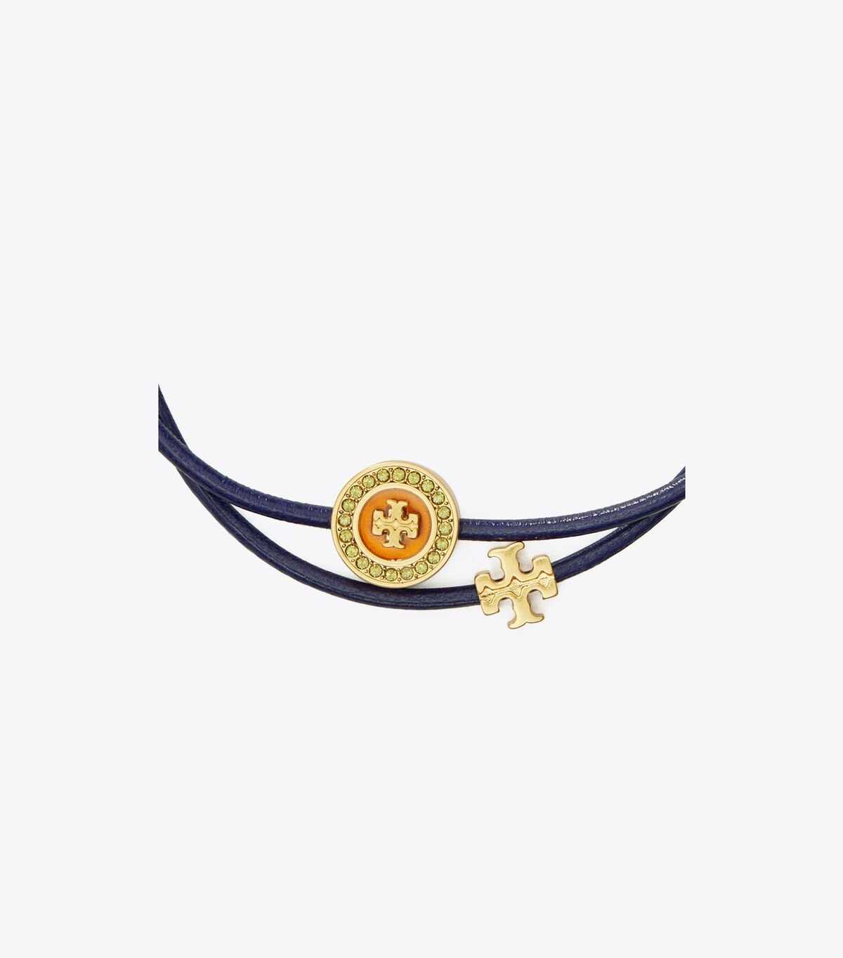 Pulsera Tory Burch Kira Enamel Pavé Slider Mujer Morados Multicolor | OUTLETS-93207549