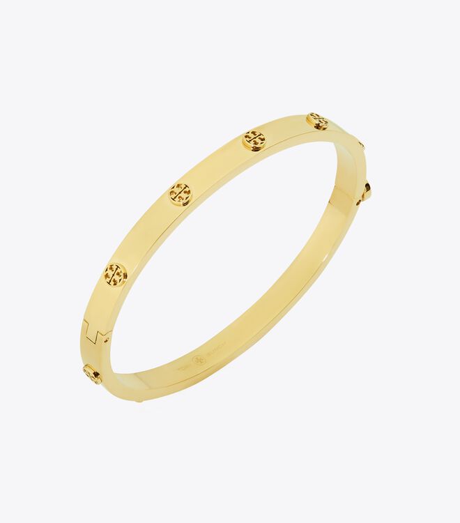 Pulsera Tory Burch Miller Stud Hinge 5mm Mujer Dorados | OUTLETS-29470839