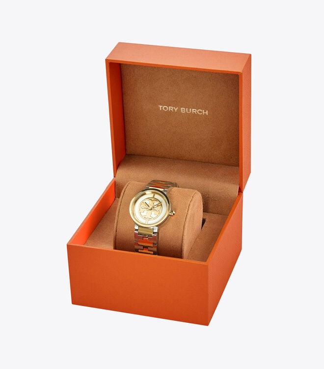 Relojes Tory Burch Reva Mujer Dorados Plateados | OUTLETS-12367589