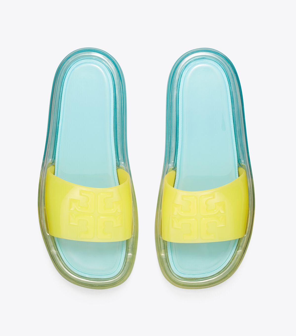 Sandalias Tory Burch Bubble Jelly Mujer Azules Claro | OUTLETS-70231659