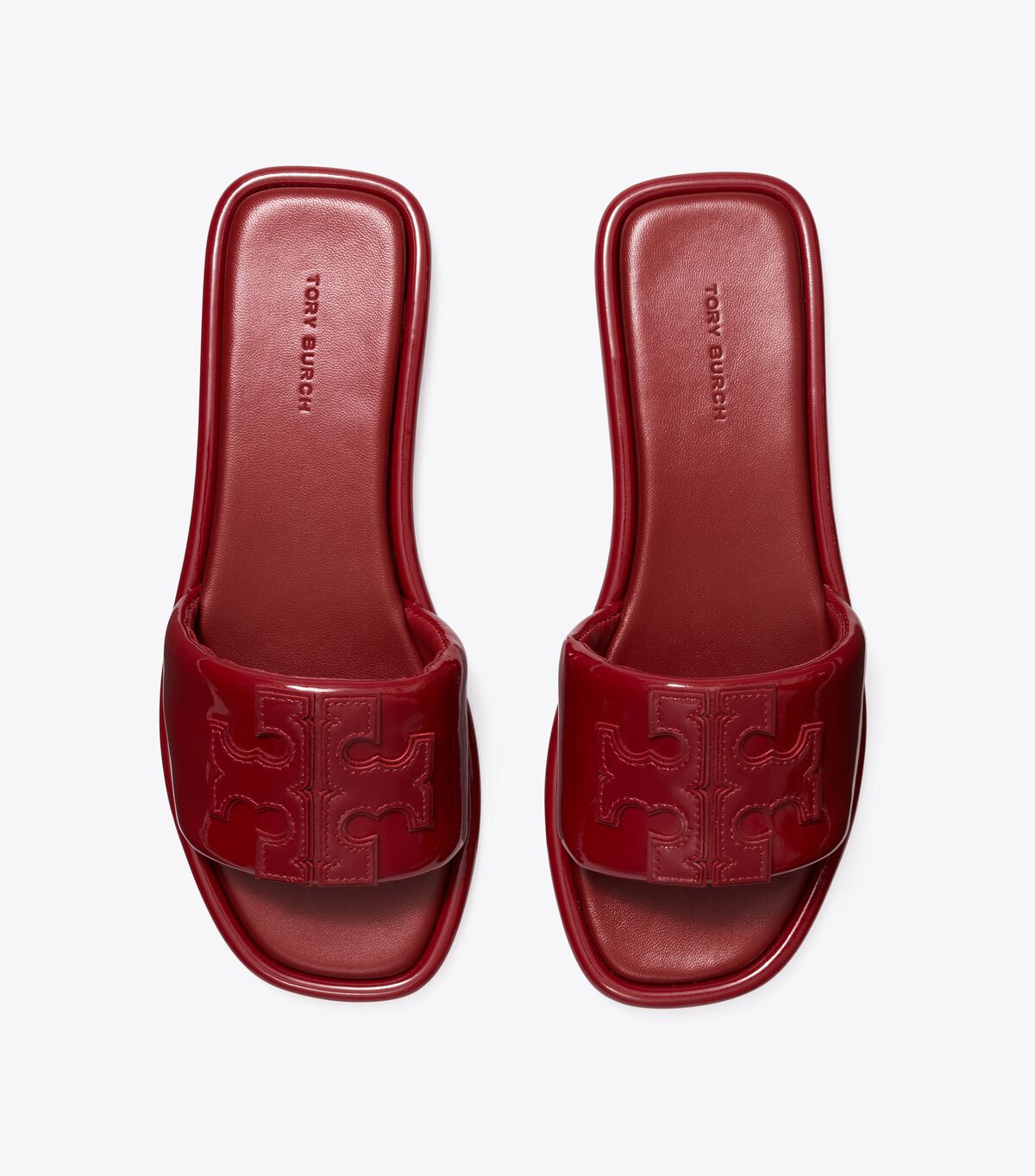 Sandalias Tory Burch Double T Mujer Rojos | OUTLETS-58467099