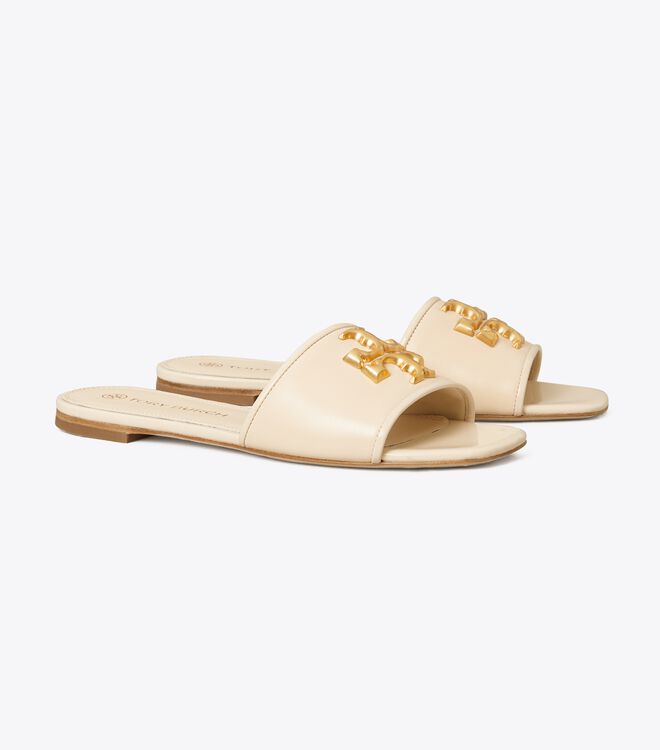 Sandalias Tory Burch Eleanor Mujer Creme | OUTLETS-28791609