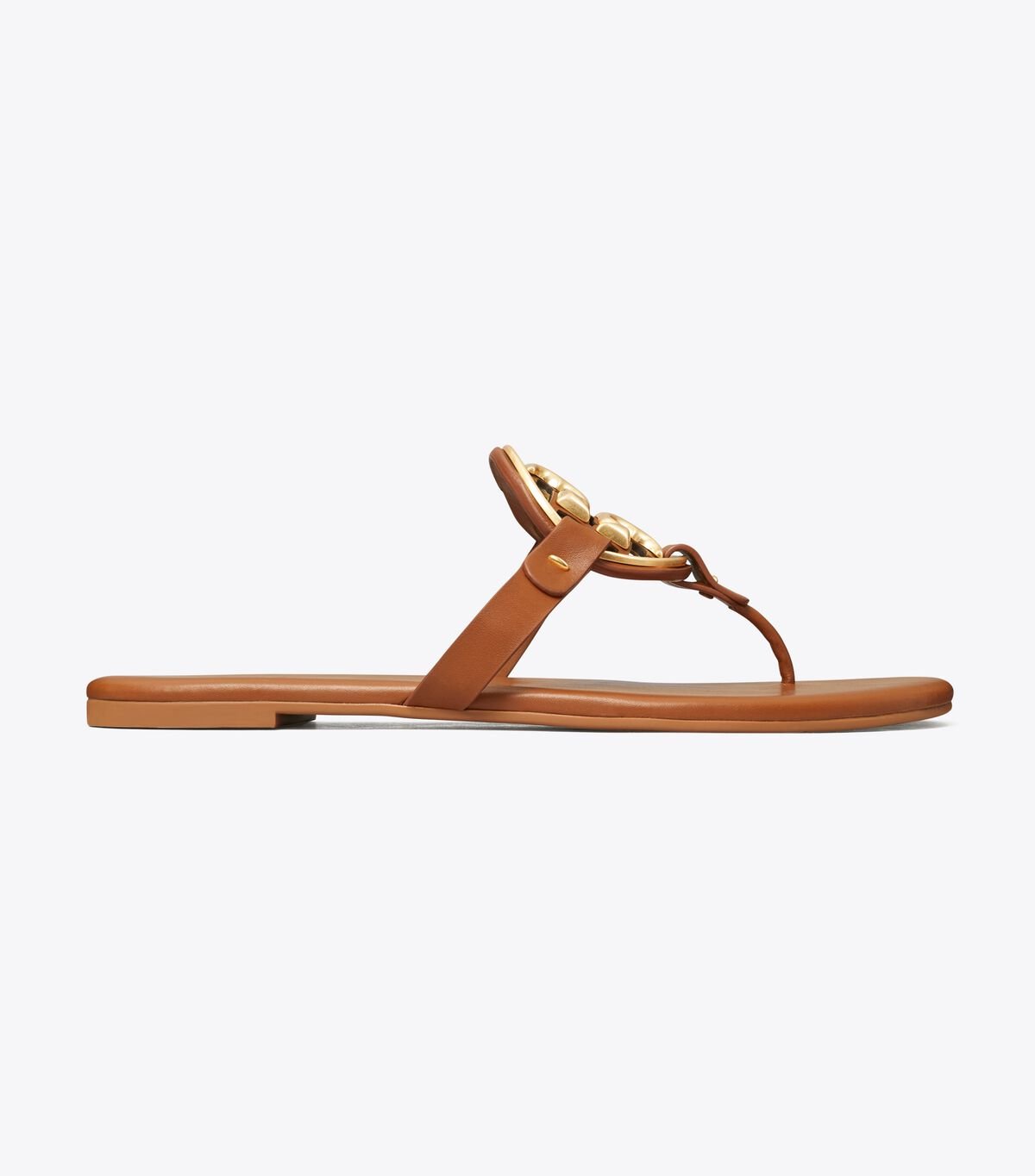 Sandalias Tory Burch Metal Miller Soft Mujer Marrom | OUTLETS-48637299