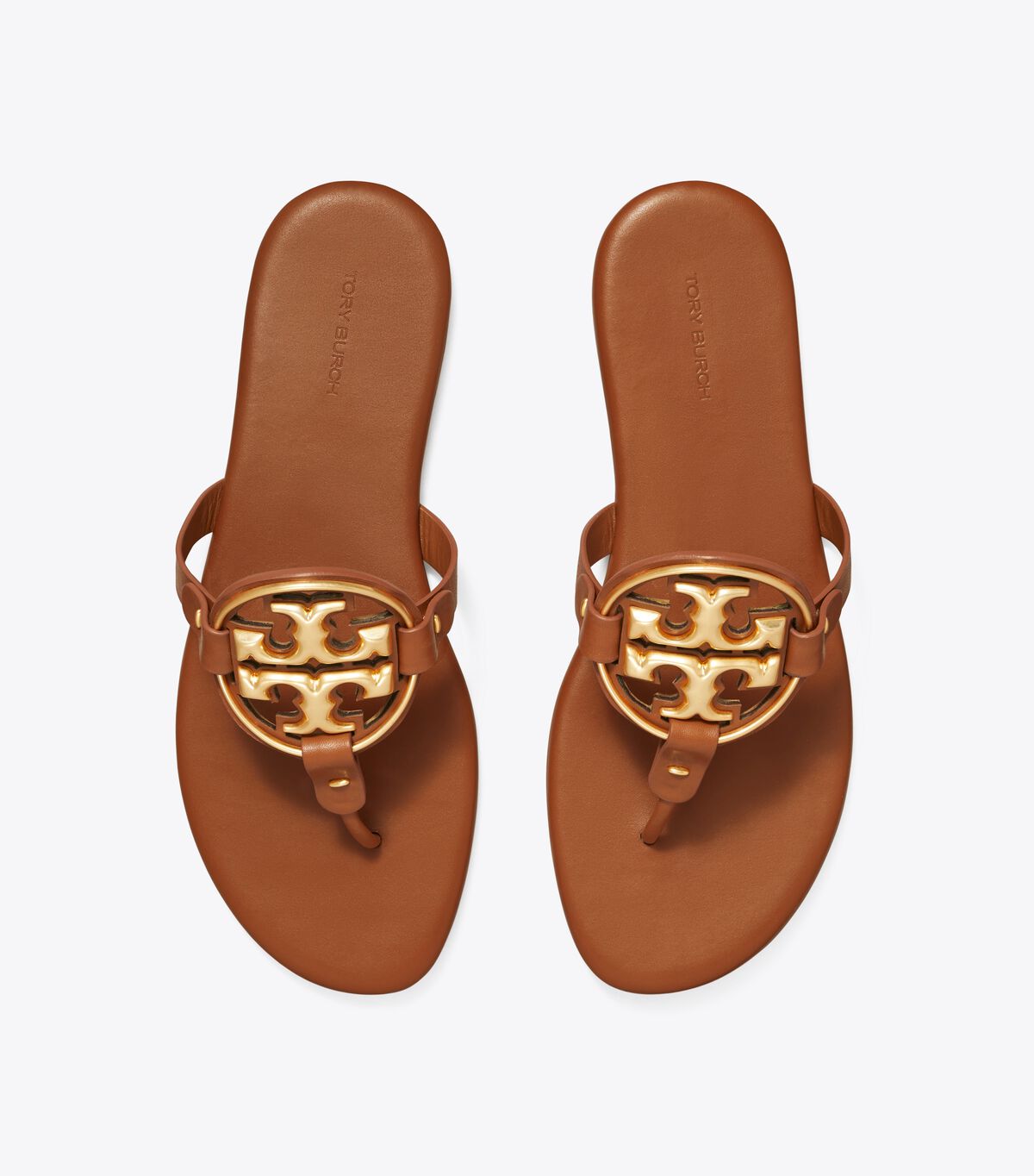 Sandalias Tory Burch Metal Miller Soft Mujer Marrom | OUTLETS-48637299