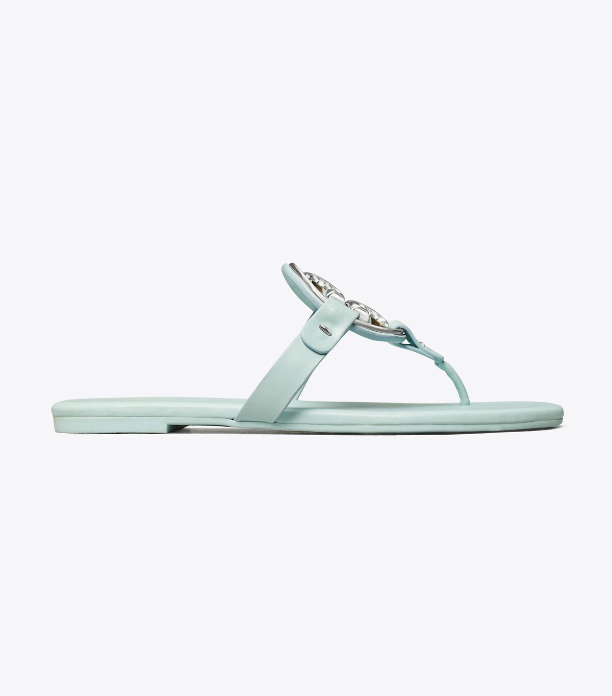 Sandalias Tory Burch Metal Miller Soft Mujer Azur | OUTLETS-50134969