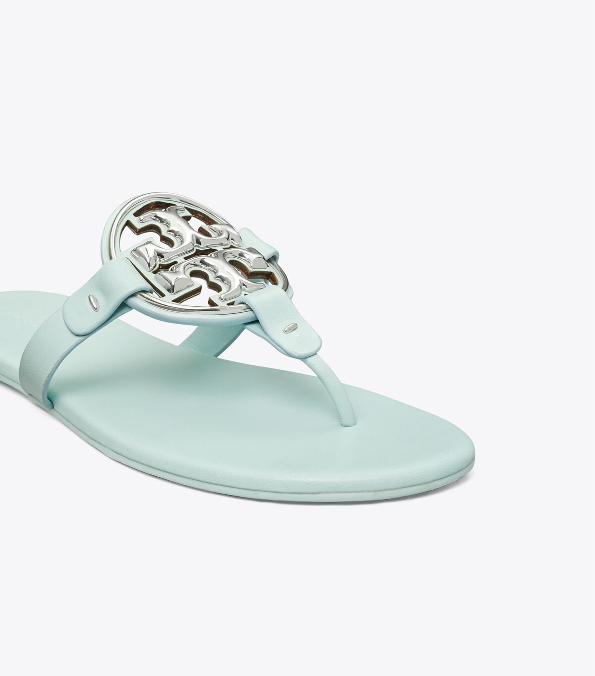 Sandalias Tory Burch Metal Miller Soft Mujer Azur | OUTLETS-50134969