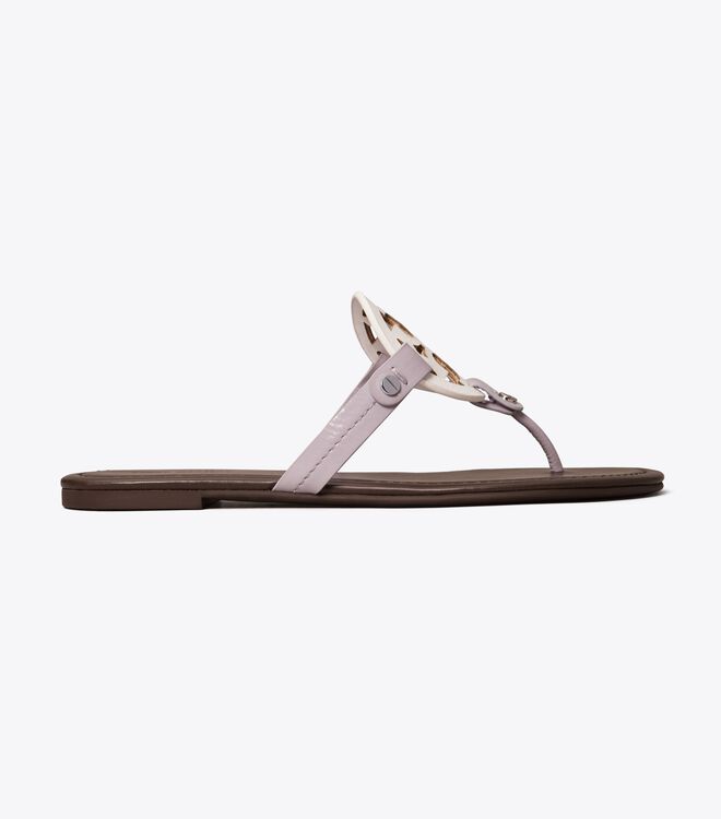 Sandalias Tory Burch Miller Cuero Mujer Blancos | OUTLETS-03541969