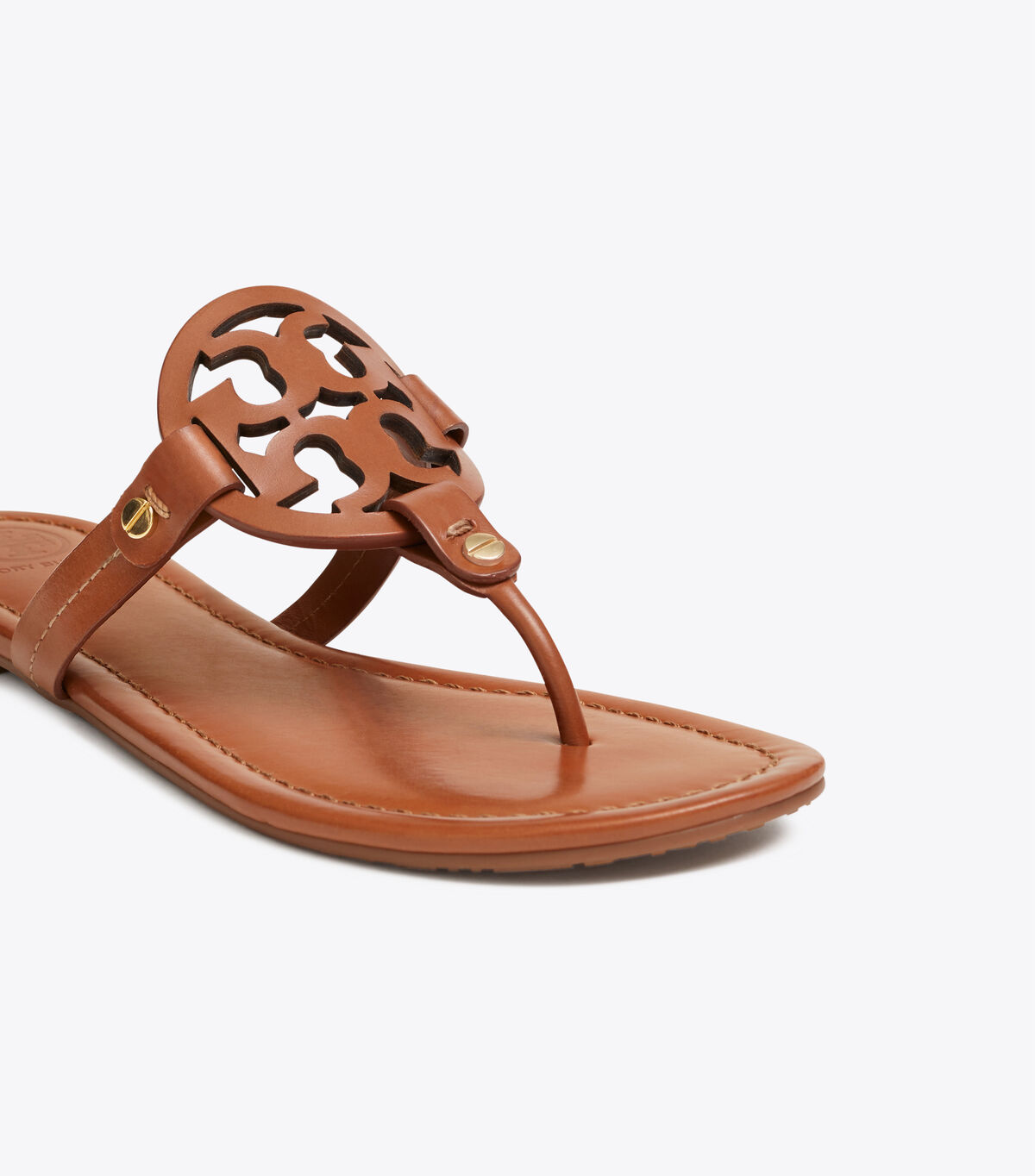 Sandalias Tory Burch Miller Cuero Mujer Marrom | OUTLETS-06953729