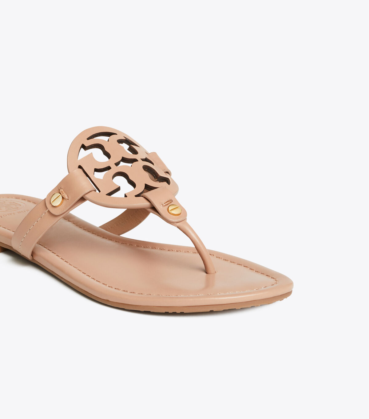 Sandalias Tory Burch Miller Cuero Mujer Marrom | OUTLETS-62781599