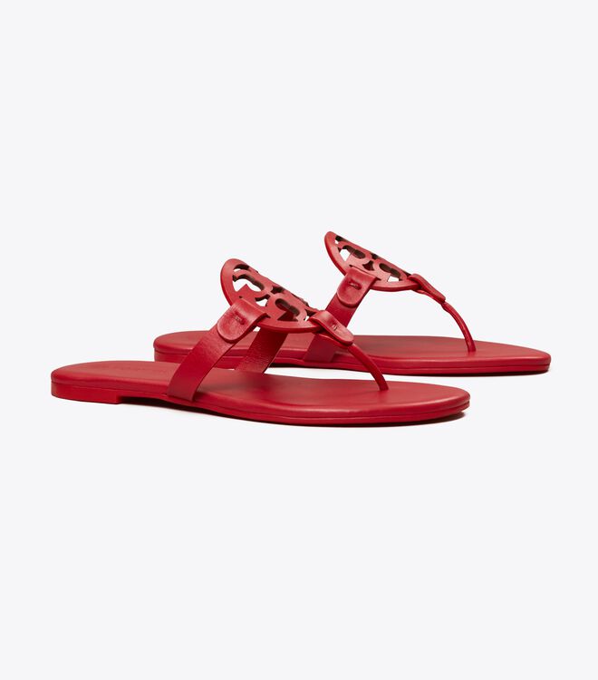 Sandalias Tory Burch Miller Soft Mujer Rojos | OUTLETS-82093519