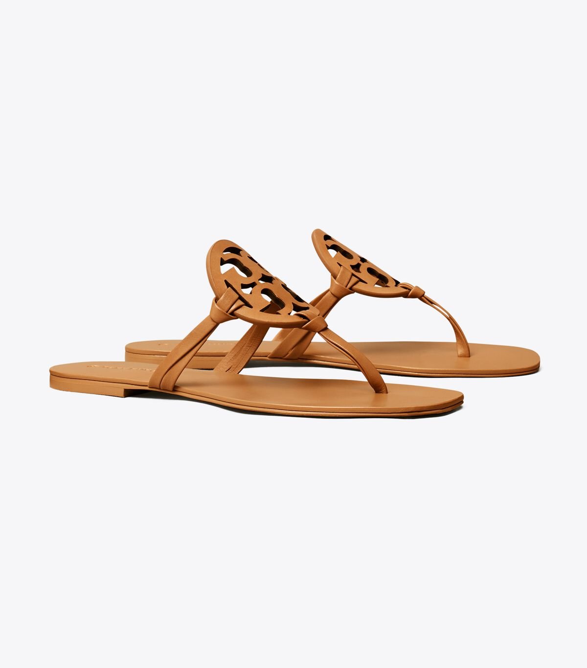 Sandalias Tory Burch Miller Square-toe Cuero Mujer Marrom | OUTLETS-13705629