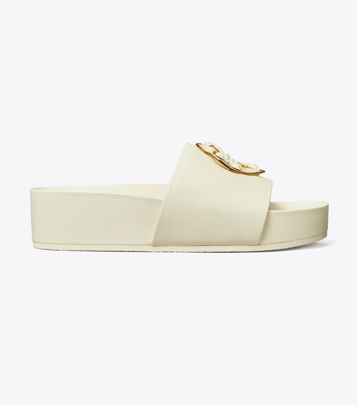 Sandalias Tory Burch Woven Double T Mujer Creme Claro | OUTLETS-07684519