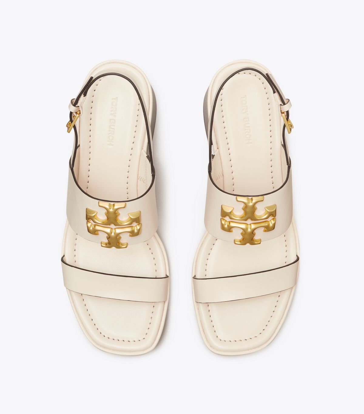 Tacones Tory Burch Eleanor Mujer Blancos | OUTLETS-01842979