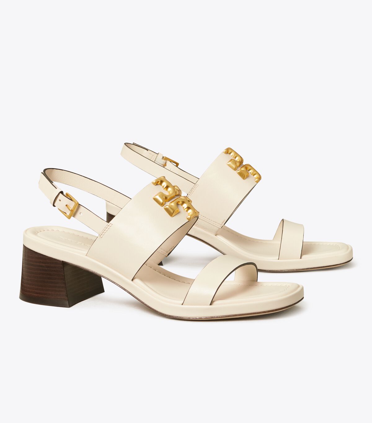 Tacones Tory Burch Eleanor Mujer Blancos | OUTLETS-01842979