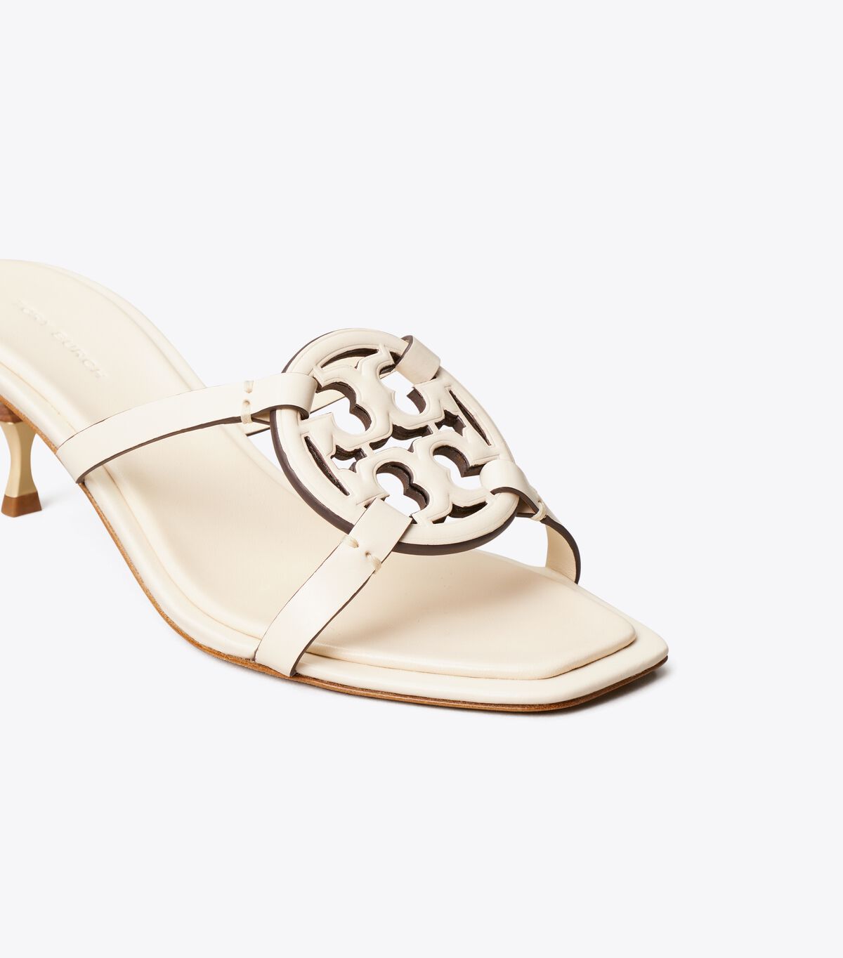 Tacones Tory Burch Miller Bombé Low Mujer Creme Claro | OUTLETS-92051349