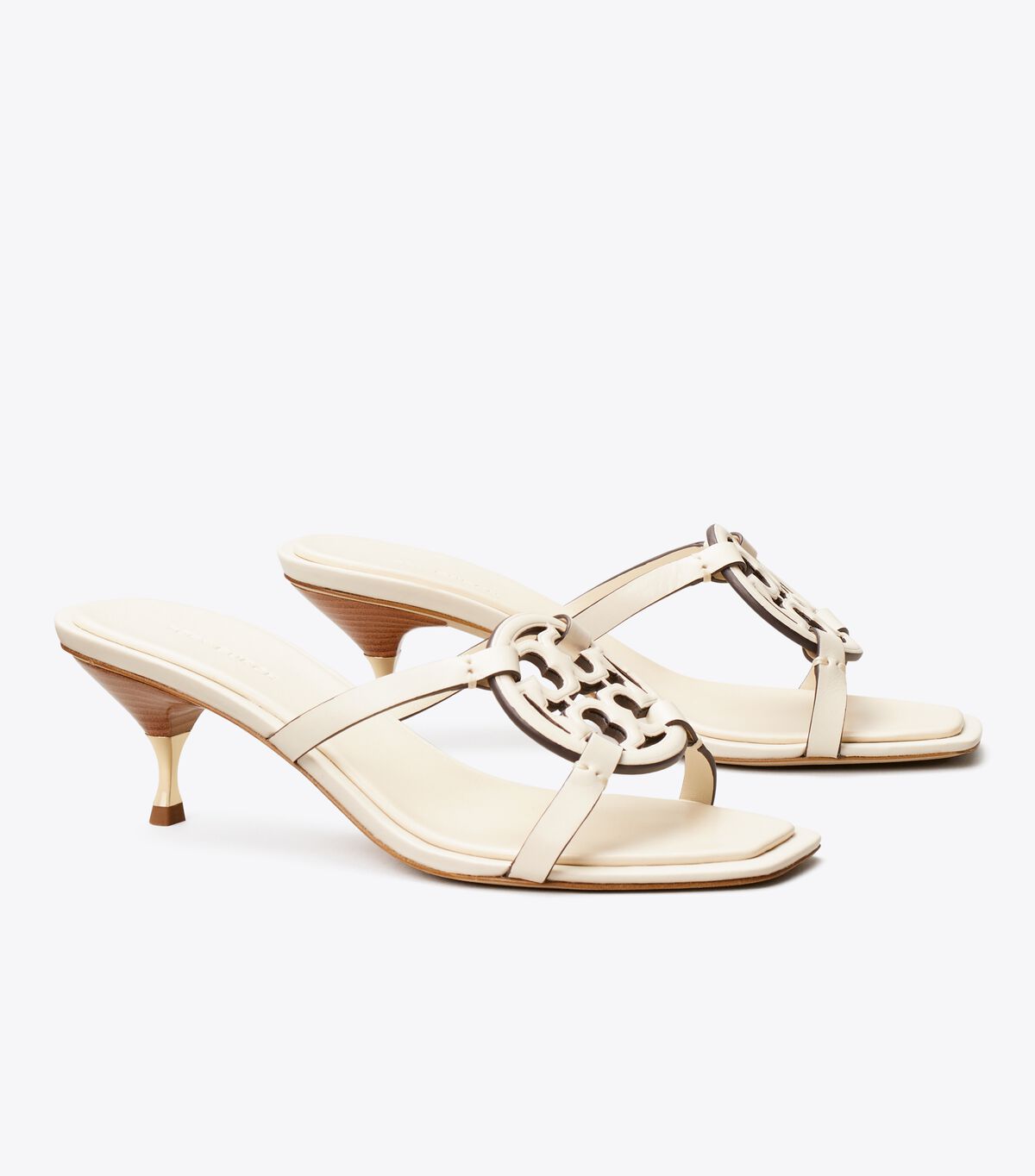 Tacones Tory Burch Miller Bombé Low Mujer Creme Claro | OUTLETS-92051349