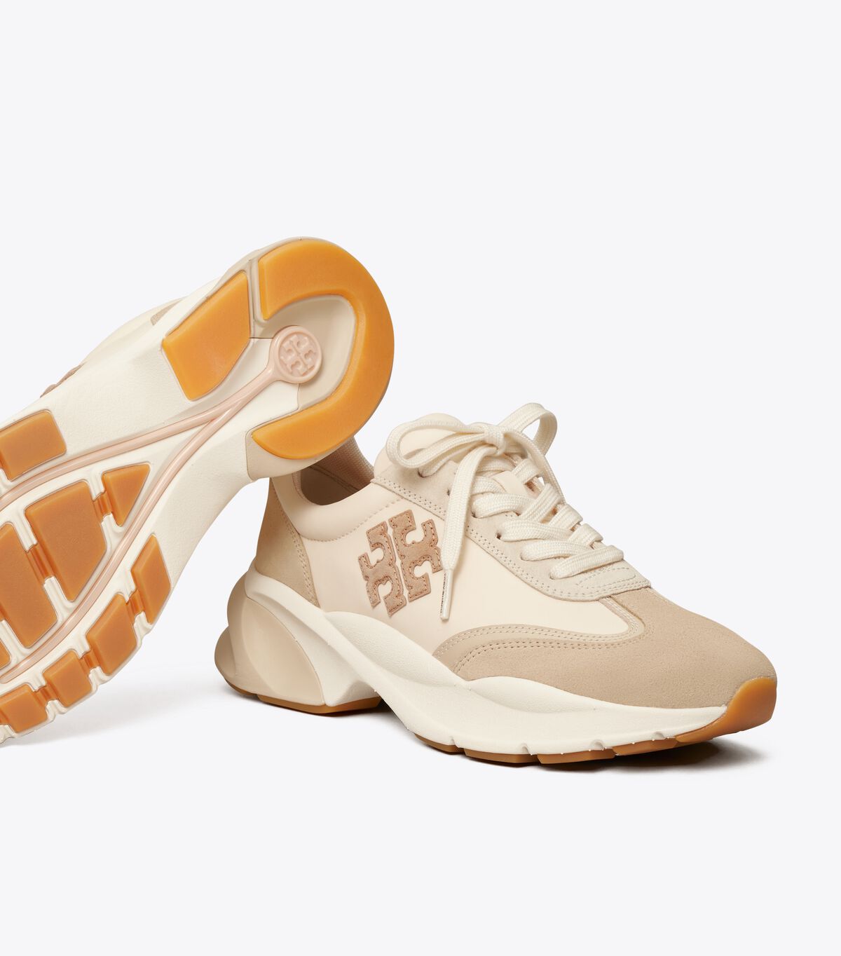 Tenis Tory Burch Good Luck Mujer Beige | OUTLETS-48723959