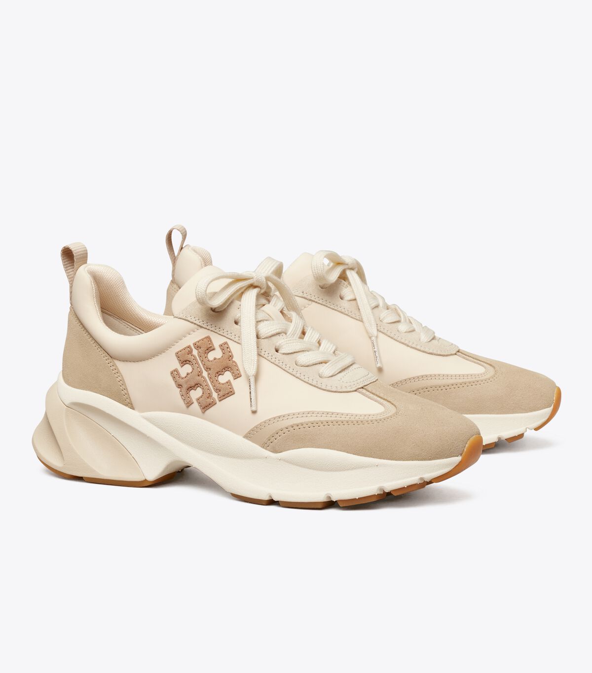 Tenis Tory Burch Good Luck Mujer Beige | OUTLETS-48723959