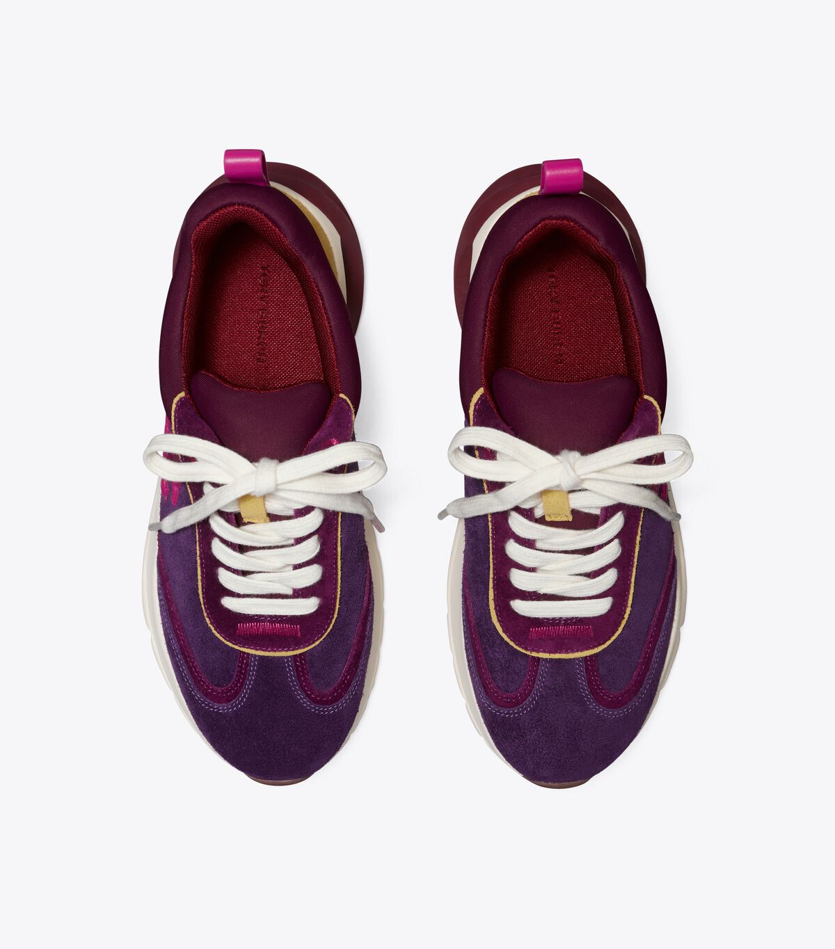 Tenis Tory Burch Good Luck Mujer Fucsia Vino | OUTLETS-97316809