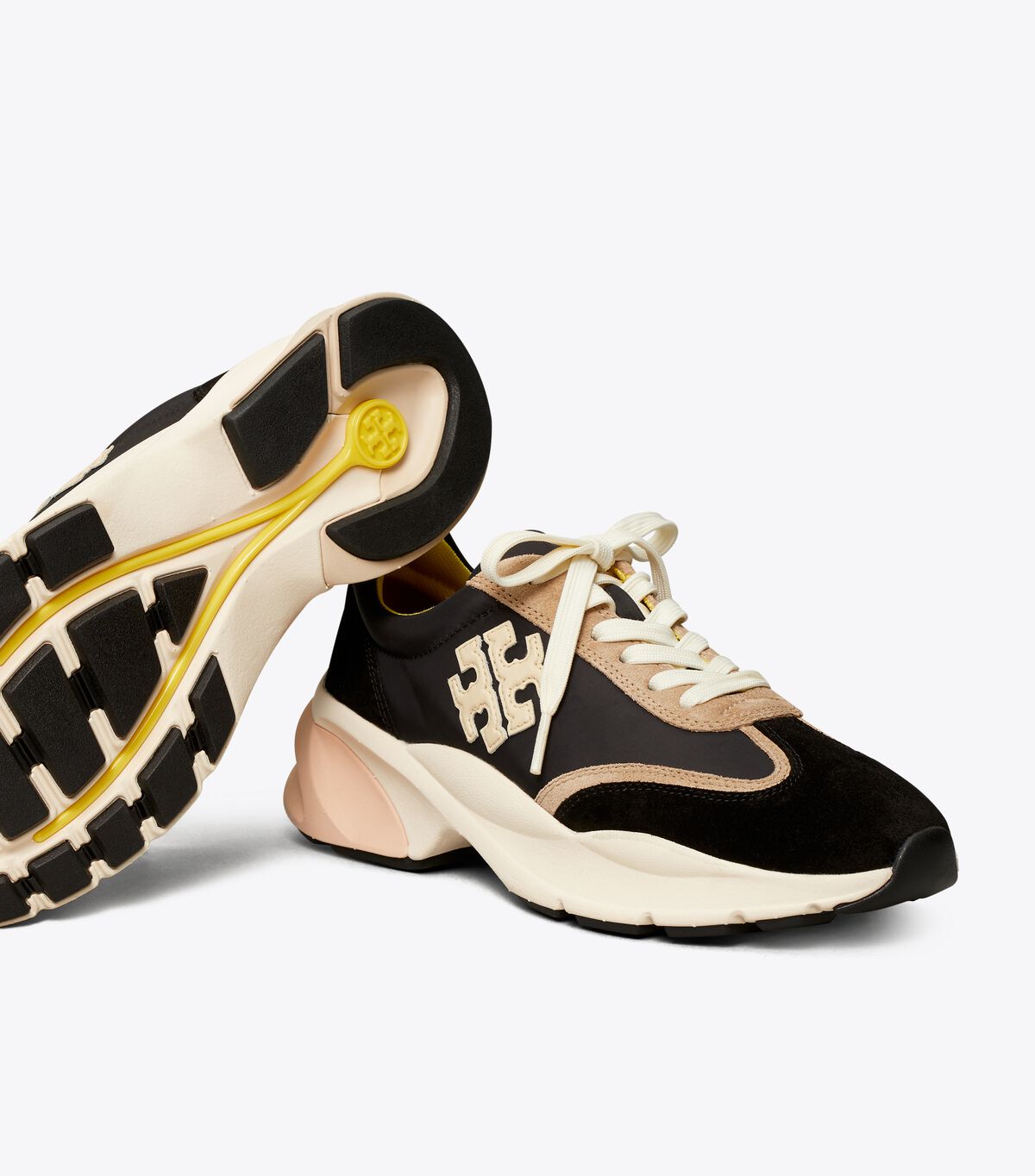 Tenis Tory Burch Good Luck Mujer Negros Creme | OUTLETS-96250789