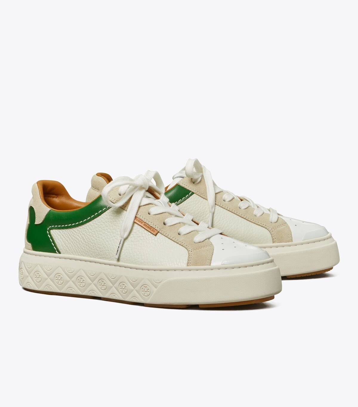 Tenis Tory Burch Ladybug Mujer Blancos Creme Verdes | OUTLETS-39504179