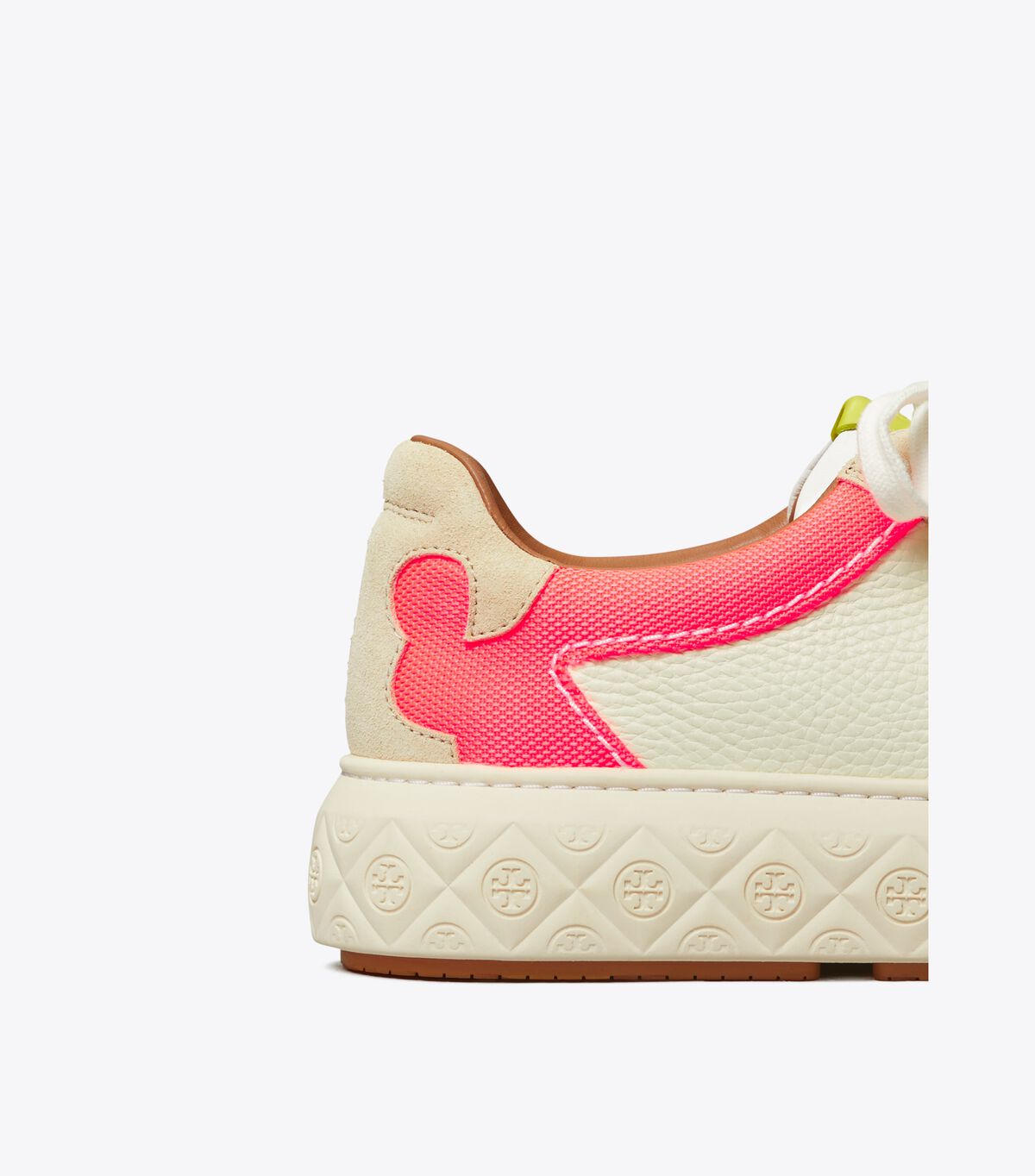 Tenis Tory Burch Ladybug Mujer Creme Rosas | OUTLETS-84729659