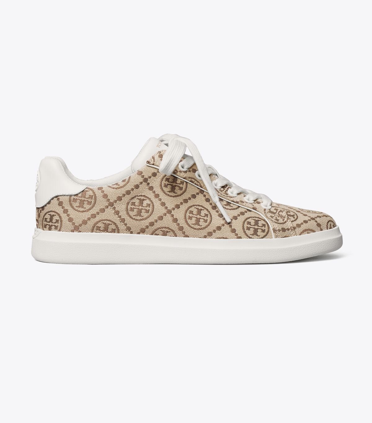 Tenis Tory Burch T Monogram Howell Mujer Marrom Blancos | OUTLETS-98015729