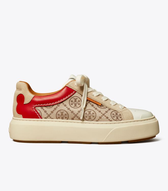 Tenis Tory Burch T Monogram Ladybug Mujer Blancos | OUTLETS-19628709