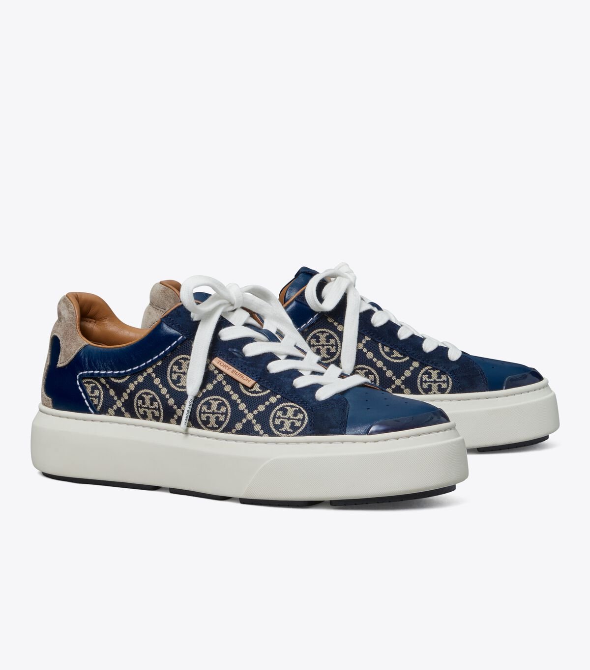 Tenis Tory Burch T Monogram Ladybug Mujer Azul Marino | OUTLETS-75314829