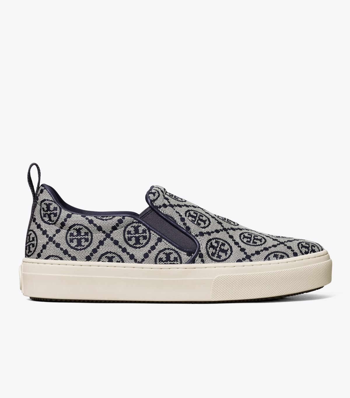 Tenis Tory Burch T Monogram Slip-on Mujer Azul Marino | OUTLETS-12574309