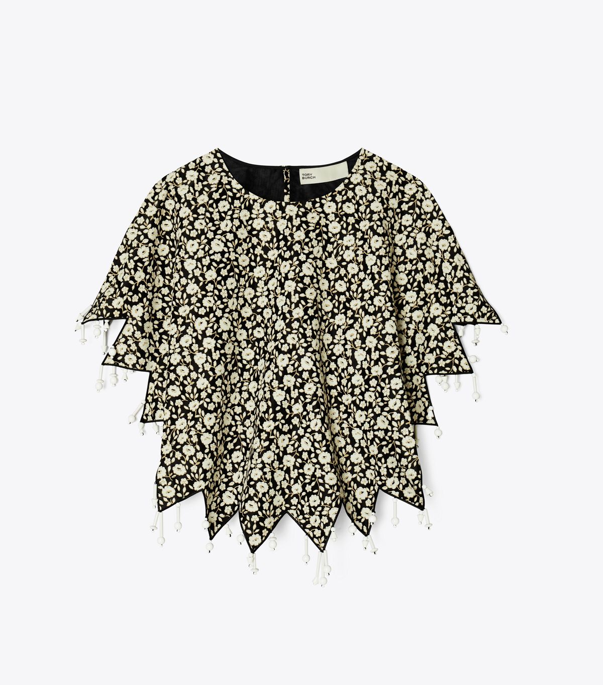 Tops Tory Burch Ditsy Floral Mujer Negros | OUTLETS-05793169