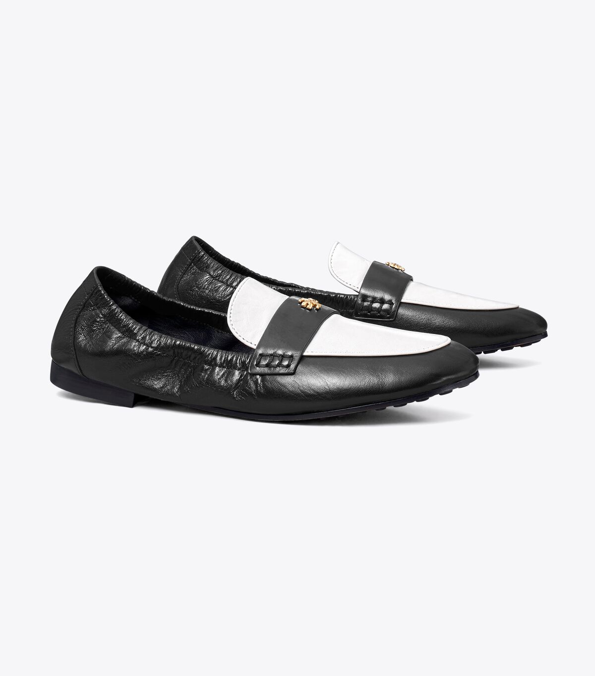 Ballerinas Tory Burch Eleanor Mujer Negros Blancos | OUTLETS-42835969