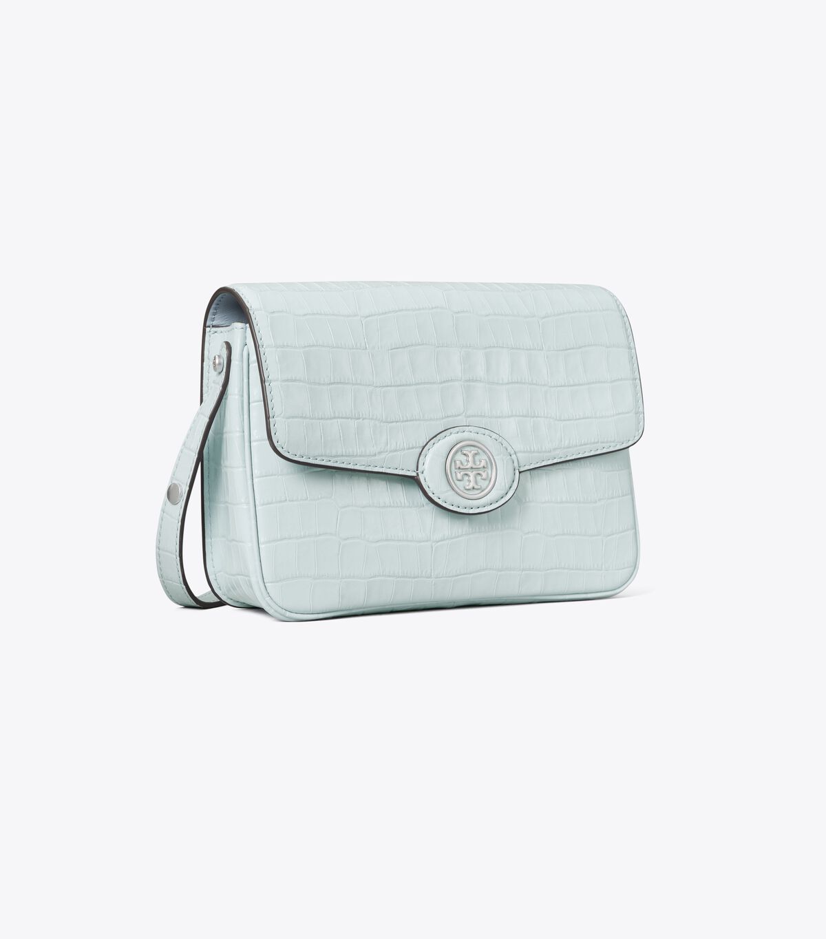 Bolsa De Hombro Tory Burch Robinson Embossed Convertible Mujer Azules | OUTLETS-41395789