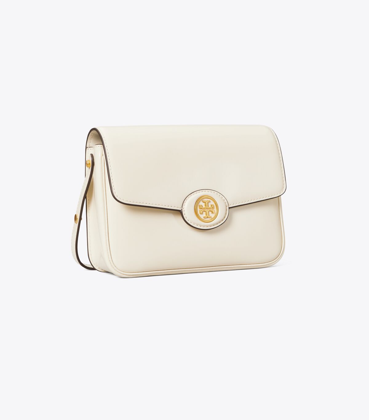 Bolsa De Hombro Tory Burch Robinson Spazzolato Convertible Mujer Blancos | OUTLETS-90152479