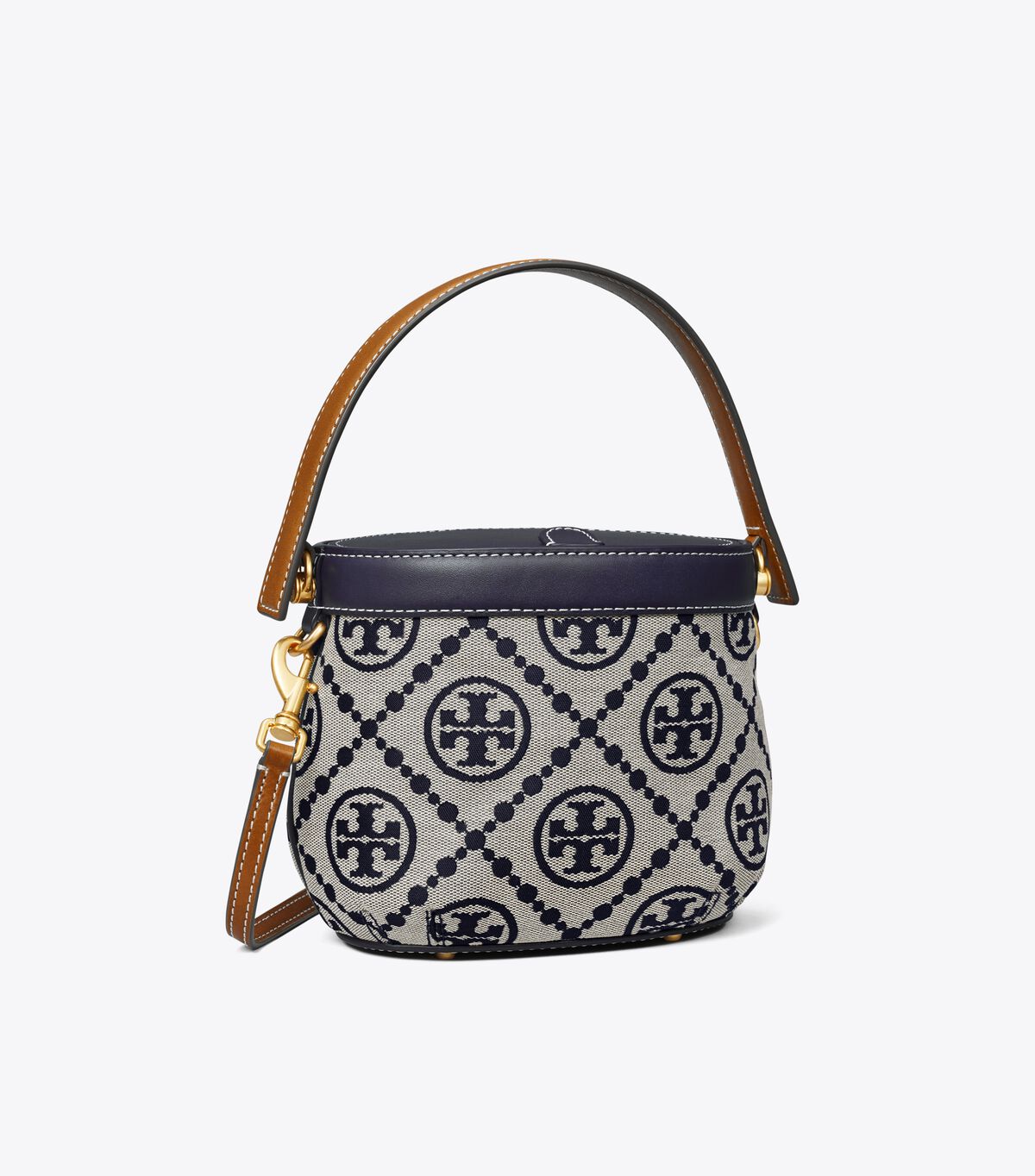 Bolsos Cruzados Tory Burch Mini T Monogram Mujer Azul Marino | OUTLETS-62059749