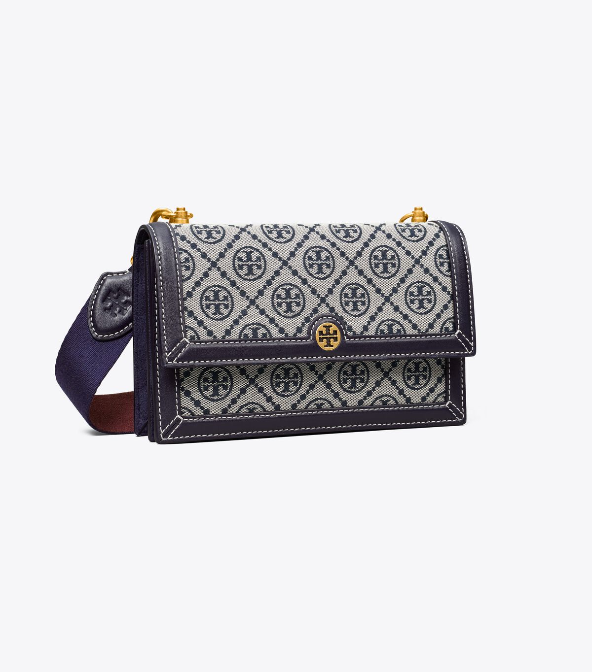 Bolsos Mini Tory Burch T Monogram Mujer Azul Marino | OUTLETS-12798349