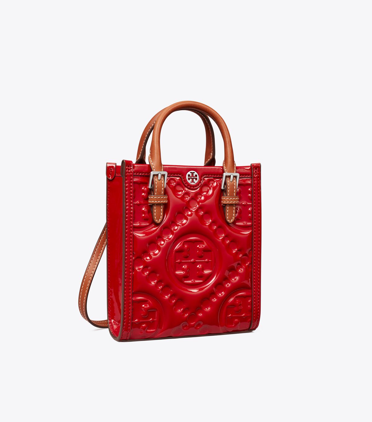 Bolsos Mini Tory Burch T Monogram Mujer Rojos | OUTLETS-96401389