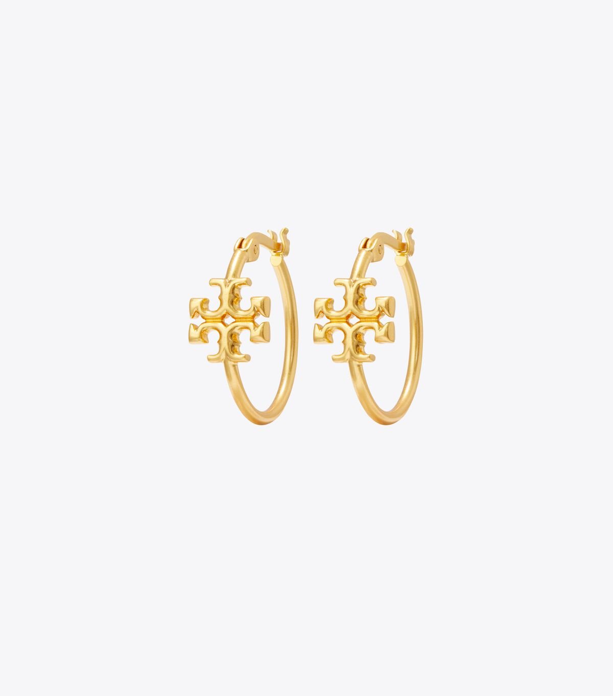 Pendientes Tory Burch Small Eleanor Hoop Mujer Dorados | OUTLETS-29708139