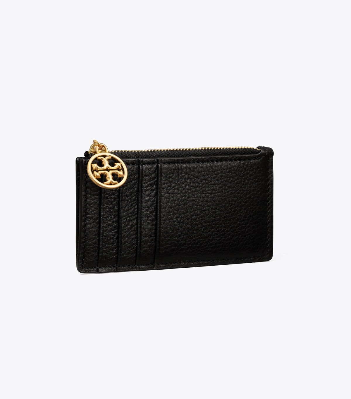 Porta Tarjetas Tory Burch Miller Top-zip Mujer Negros | OUTLETS-06921389