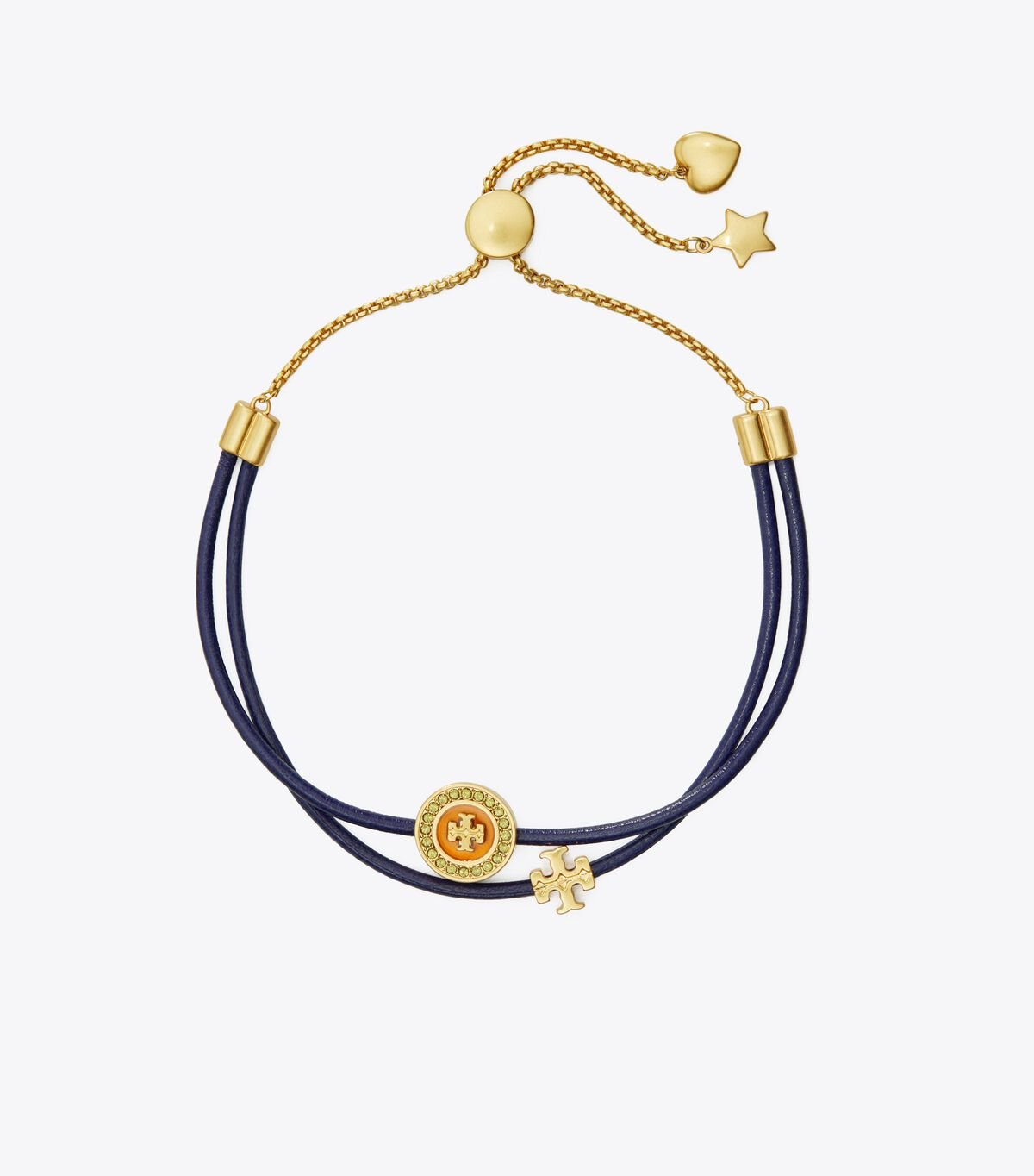 Pulsera Tory Burch Kira Enamel Pavé Slider Mujer Morados Multicolor | OUTLETS-93207549