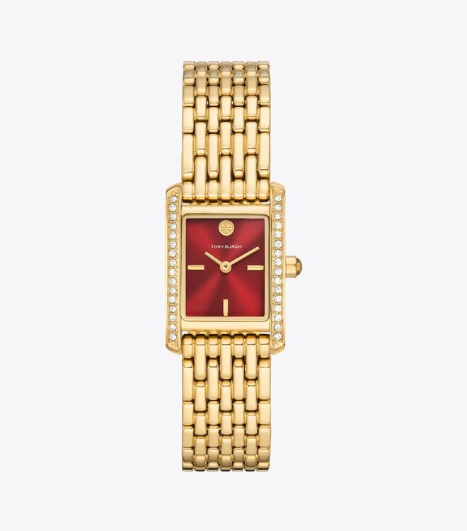 Relojes Tory Burch Eleanor Mujer Rojos Dorados | OUTLETS-10859749