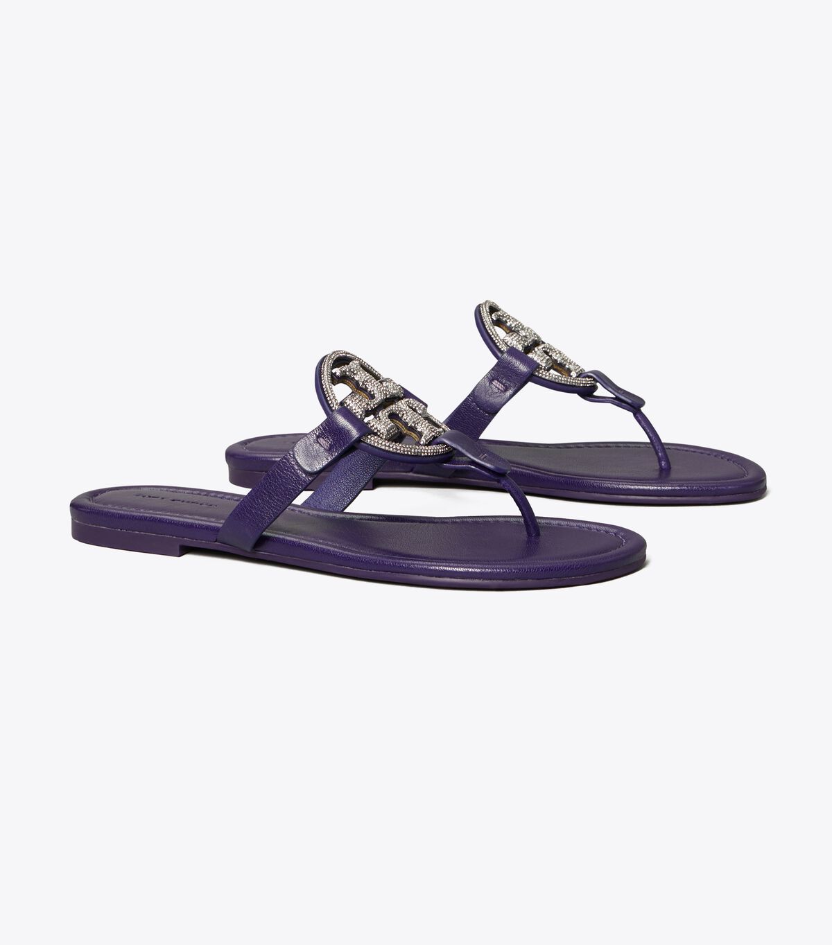 Sandalias Tory Burch Miller Pavé Mujer Morados Oscuro | OUTLETS-87901659