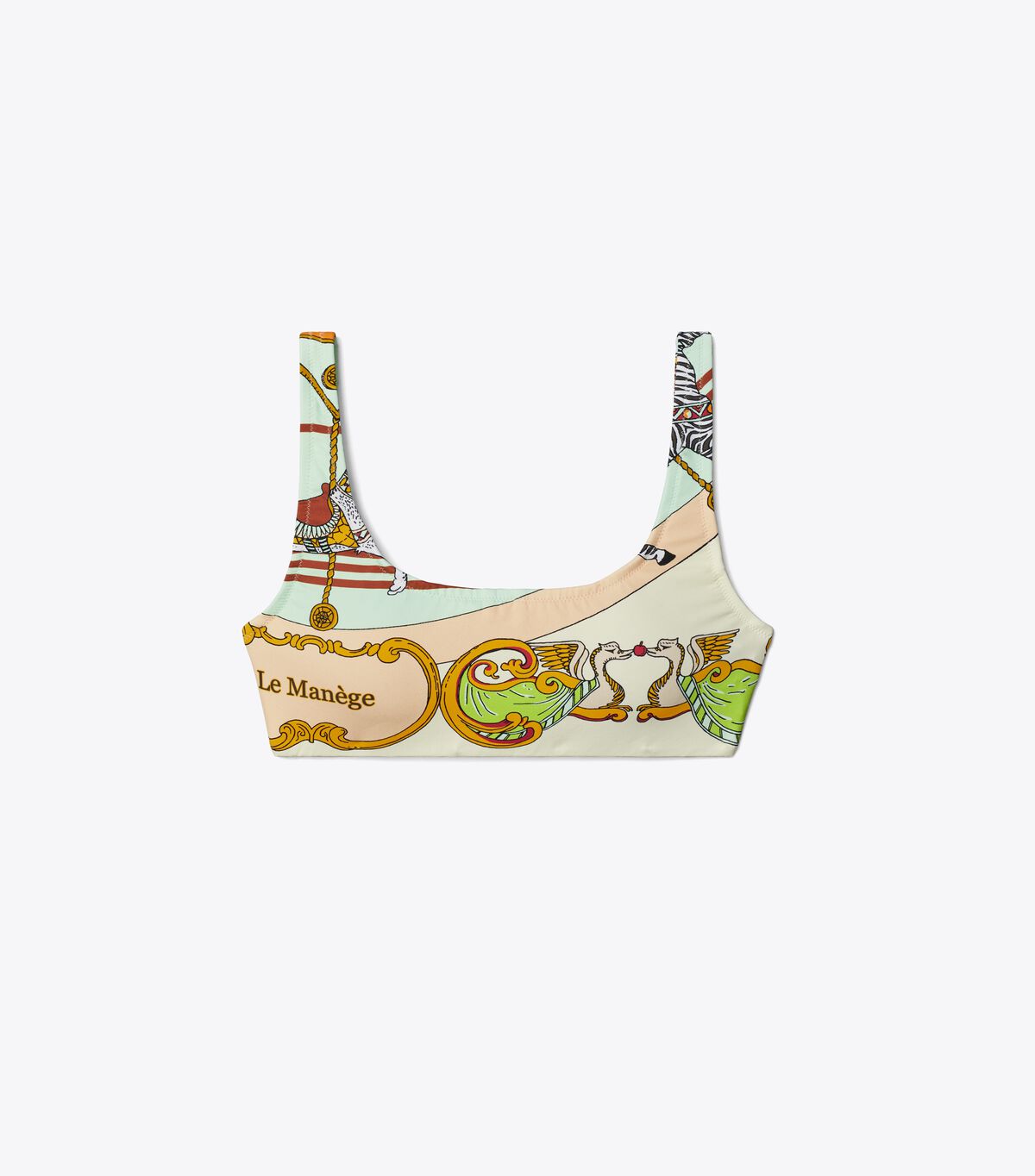 Sujetadores Tory Burch Printed Scoop-back Mujer Creme | OUTLETS-59032649